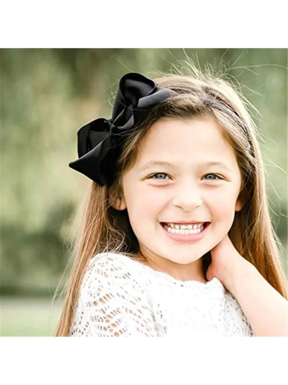 Girls Bow Headbands 16 Pack Grosgrain Ribbon Hair Bands 4 Inch Hair Accessories
